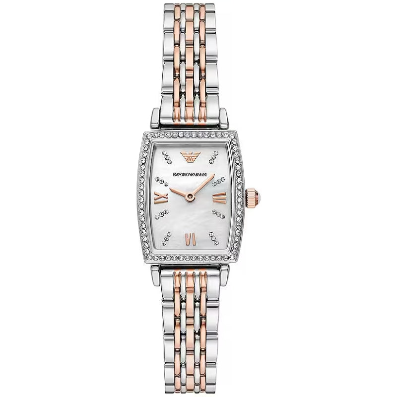 Emporio Armani Rose Gold Crystal Watch