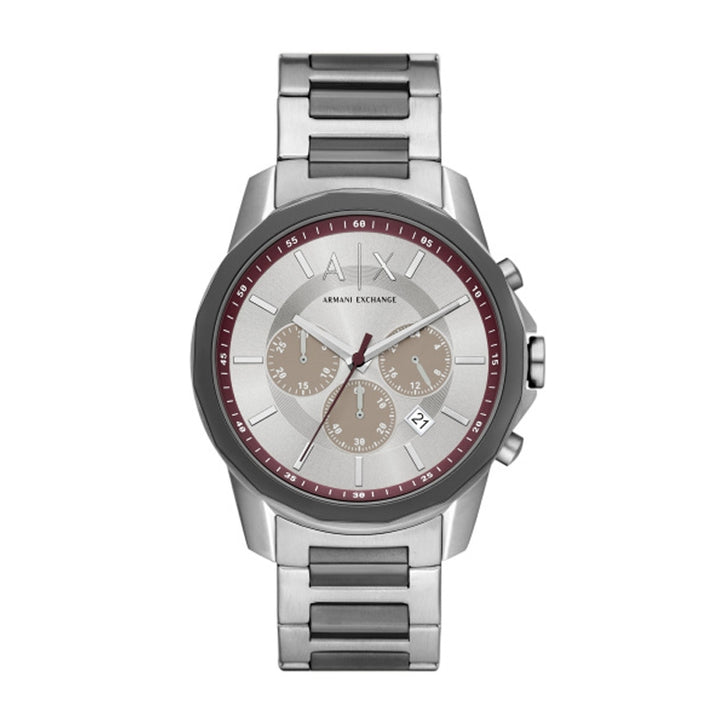 Armani Exchange Chronograph Watch in Silver
