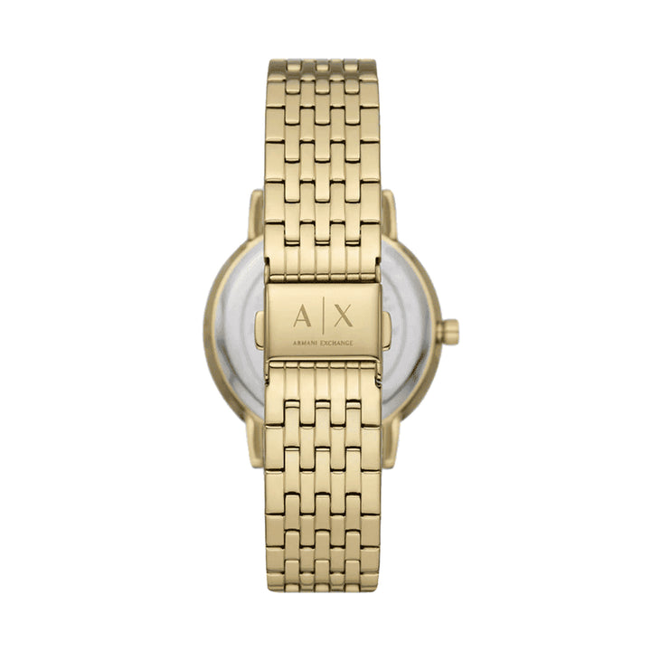 Armani Exchange Gold-Tone Moon Phase Watch