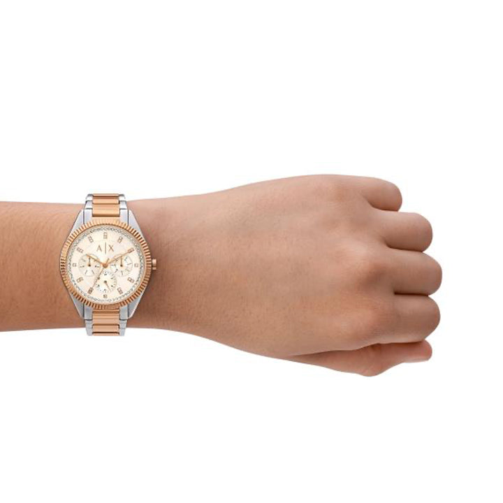 Armani Exchange Rose Gold Chronograph Watch