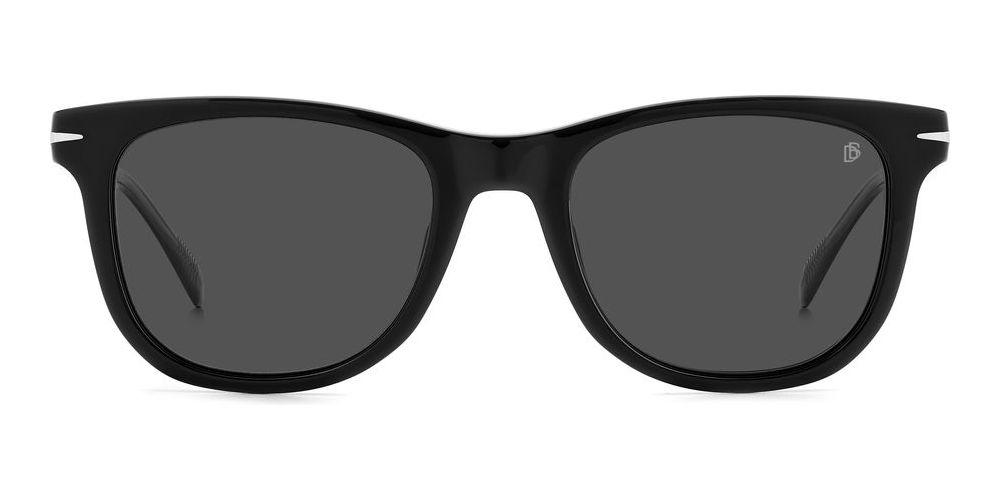 Timeless Black Acetate Sunglasses with Dark Gray Lenses