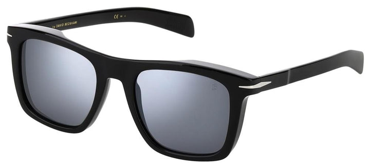 Sleek Black Acetate Frame with Grey Lens Clarity