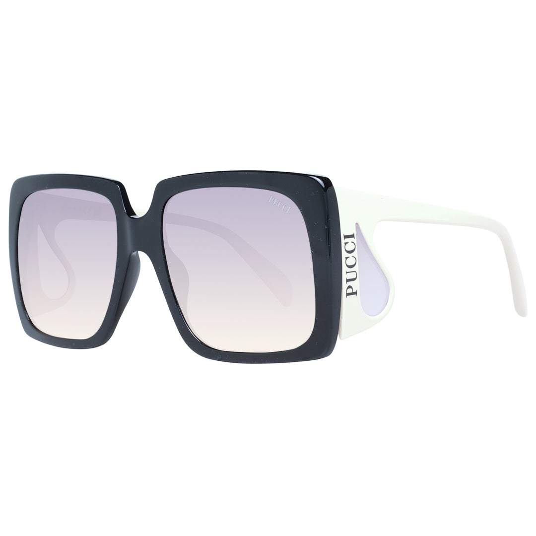 Sculpted Contrast Square Sunglasses