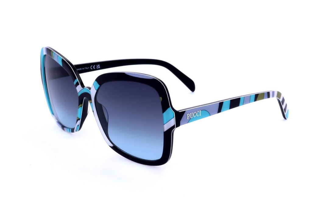 Oversized Square Acetate Sunglasses in Multicolor Hues