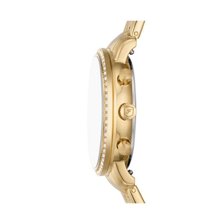 Timeless Gold-Tone Elegance with Mother-of-Pearl Dial