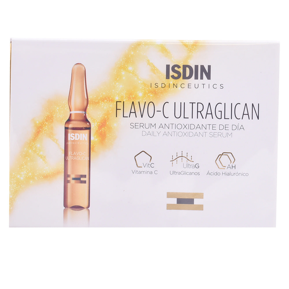 Clear gel-serum vial labelled Vitamin C and proteoglycans, 2 ml Unisex
