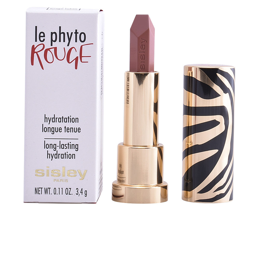 Beige Jaipur hydrating lipstick in magnetic zebra case, angled tip visible