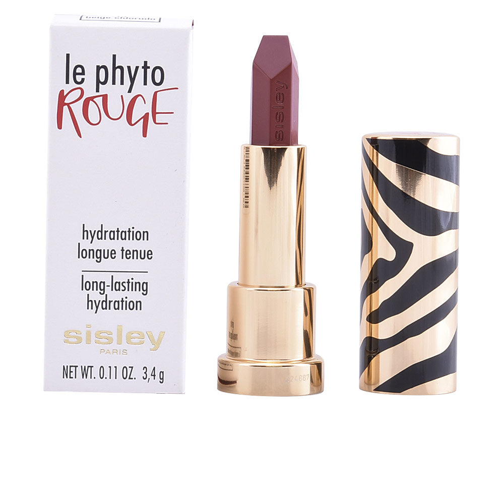 Beige El Dorado hydrating gel lipstick in magnetic zebra case, 3.4 g