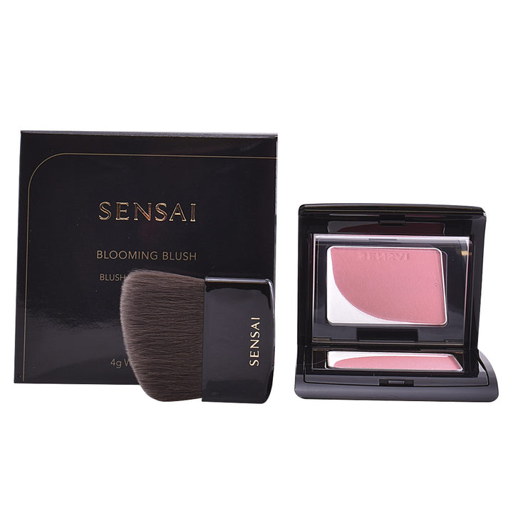 Compact dual-tone mauve powder blush with white adjuster, 4 g, Unisex