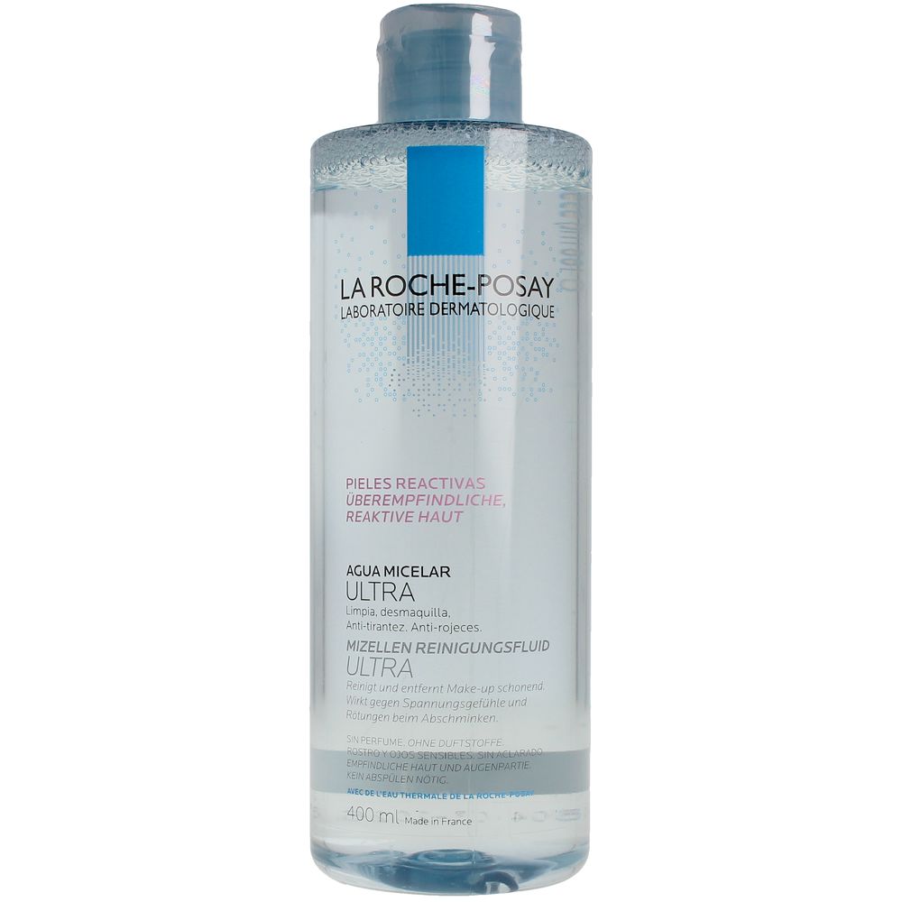 400 ml clear micellar cleansing water bottle for Unisex sensitive skin
