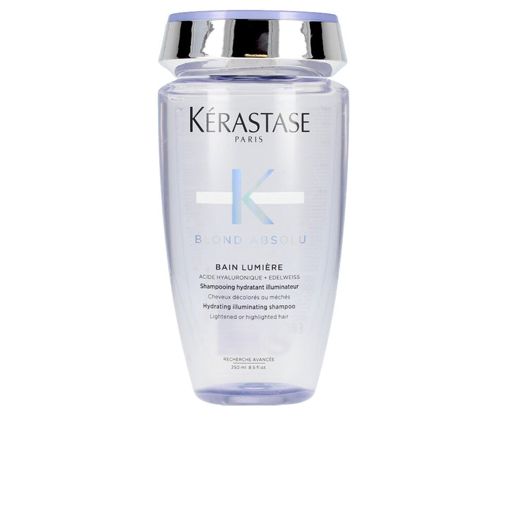 250 ml shampoo bottle for blond hair, hyaluronic and edelweiss formula