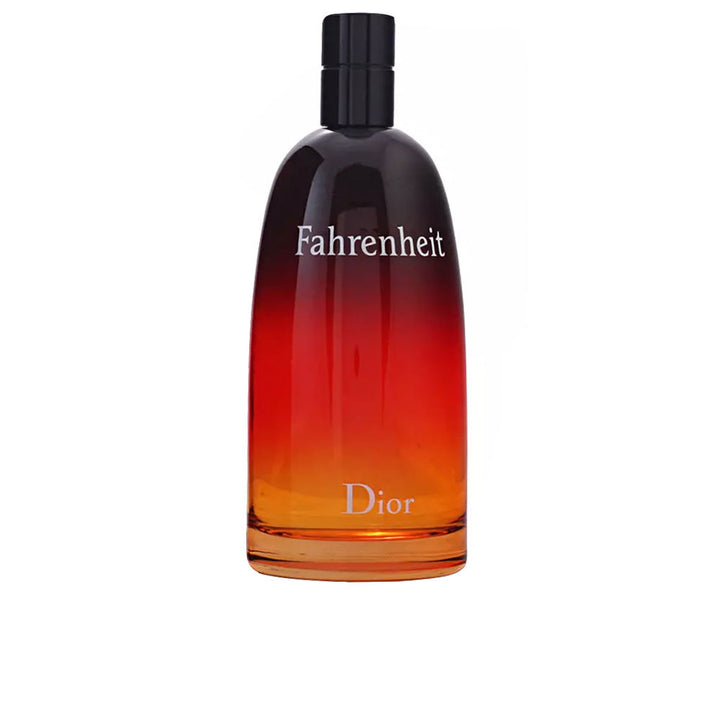 Curved glass bottle, gradient black‑red‑amber, 200 ml Eau de Toilette for Man
