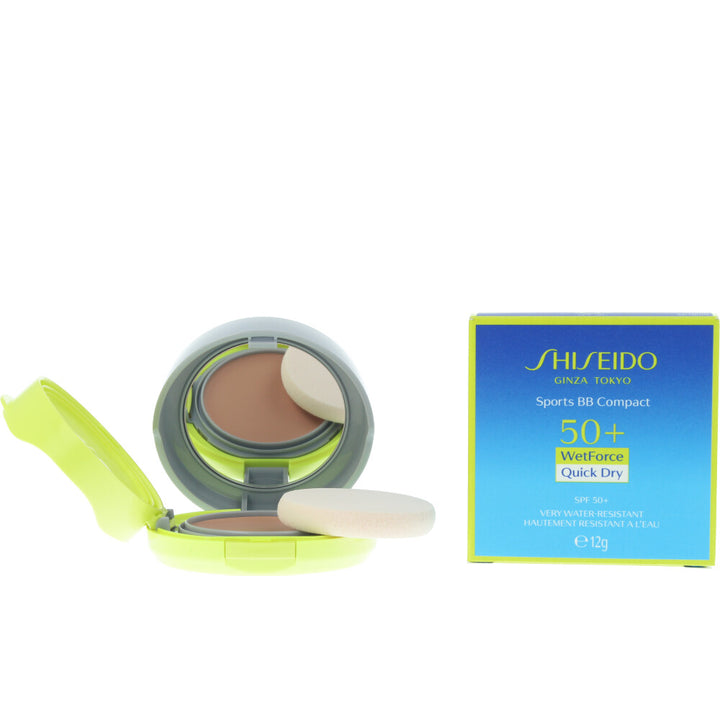 Compact sports BB powder, medium shade, 12 g, SPF50+