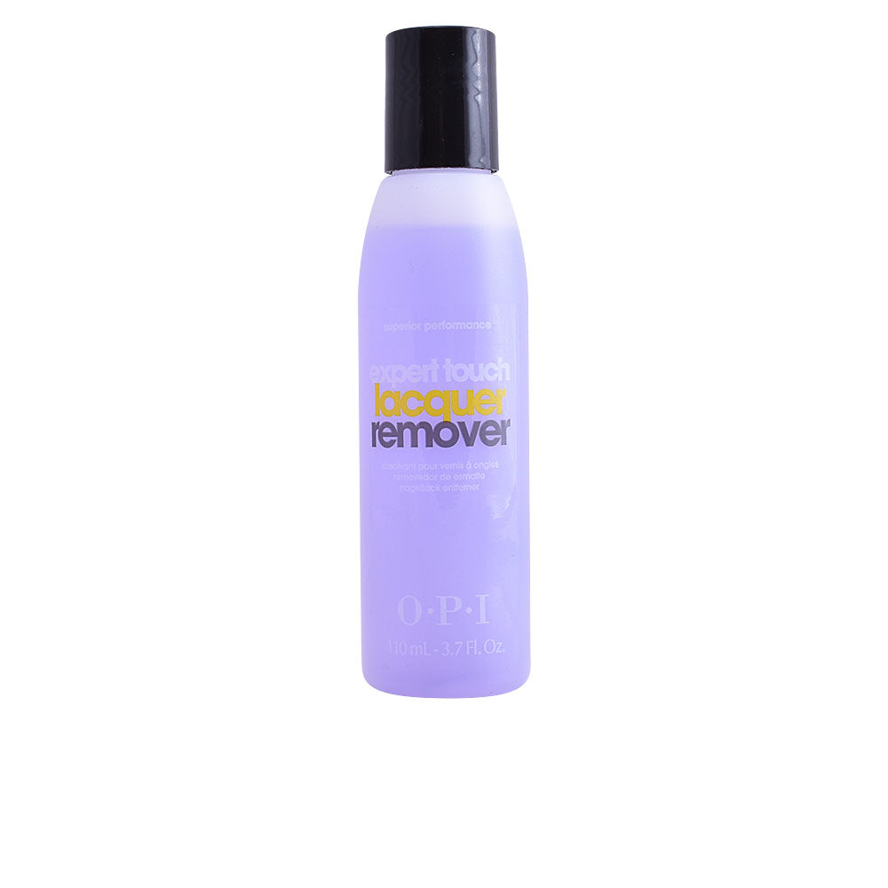Clear 120 ml acetone-based nail polish remover bottle, conditioning formula