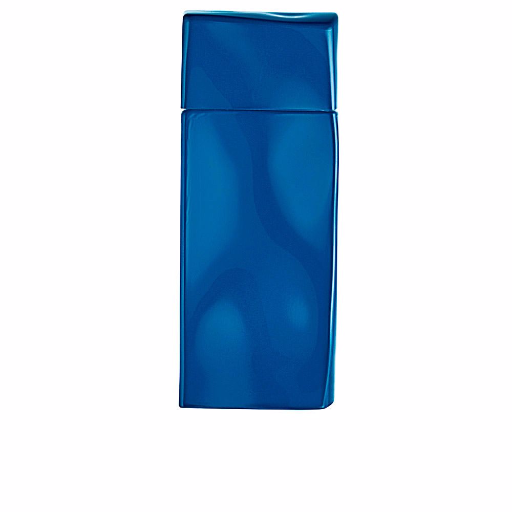 Cobalt-blue flacon engraved with Hokusai wave, 50 ml Eau de Toilette for Man