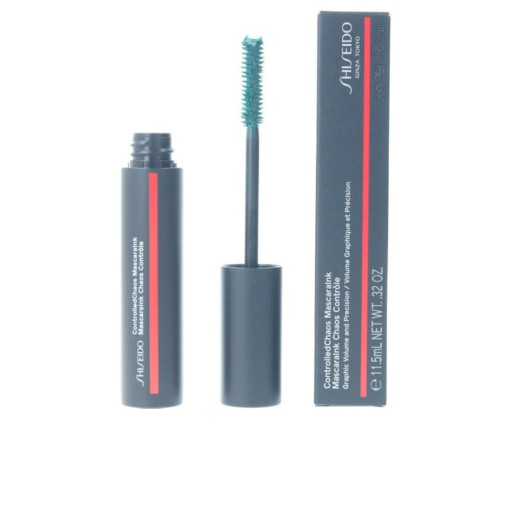 Black volumising mascara tube and concave-tip brush, 11.5 ml