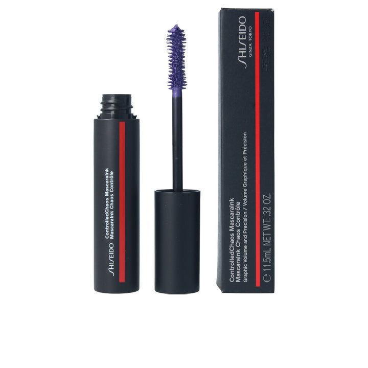 Violet high-impact mascara with sculpted concave wand, 11.5 ml tube