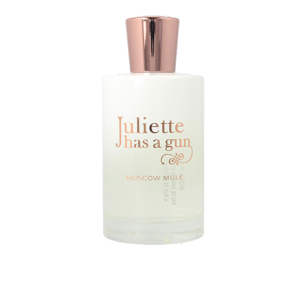 Clear glass 100 ml perfume bottle; citrus and ginger fragrance, unisex
