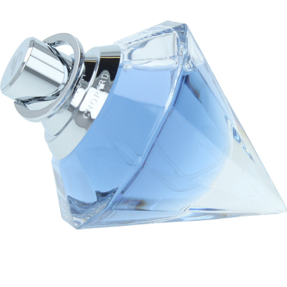 Blue diamond‑shaped perfume bottle, 75 ml, Floral‑Oriental EDP for Women