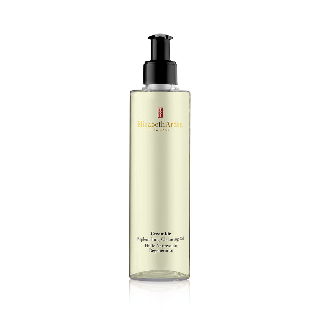 200 ml bottle of Ceramide regenerating cleansing oil, golden liquid for Unisex skincare