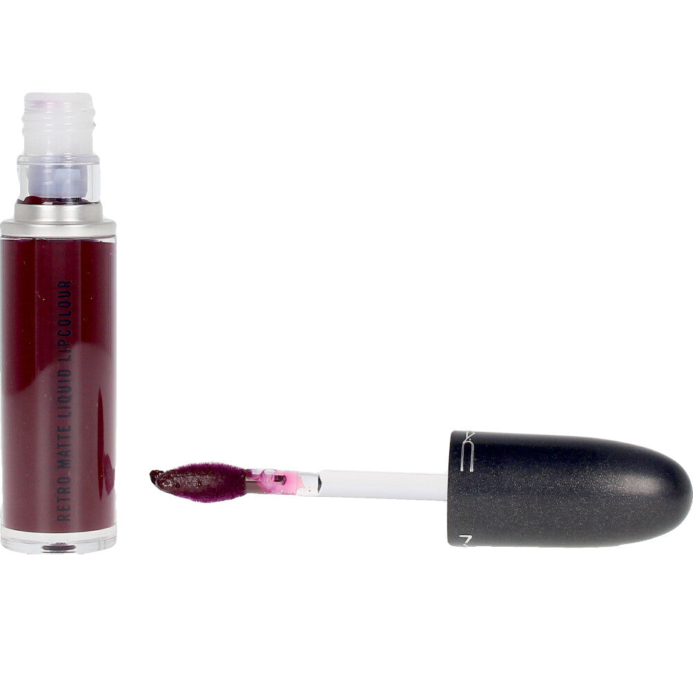 Retro Matte Liquid Lip Colour in High Drama