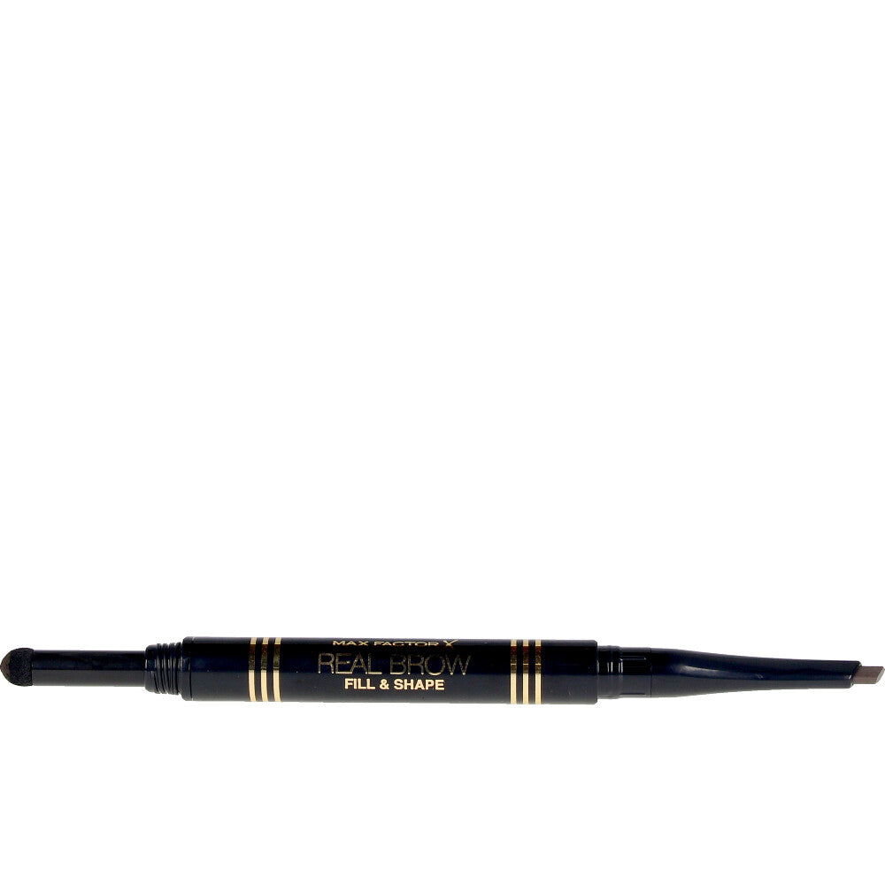 Slim retractable brow pencil with sponge tip, deep brown, 0.5 g, Unisex