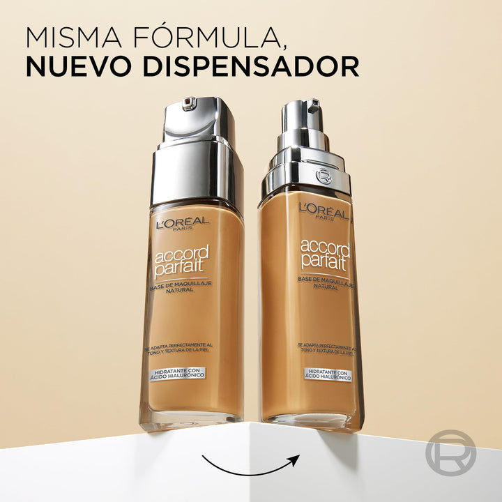 30 ml liquid hyaluronic foundation in 2N Vanilla, natural finish, pump bottle