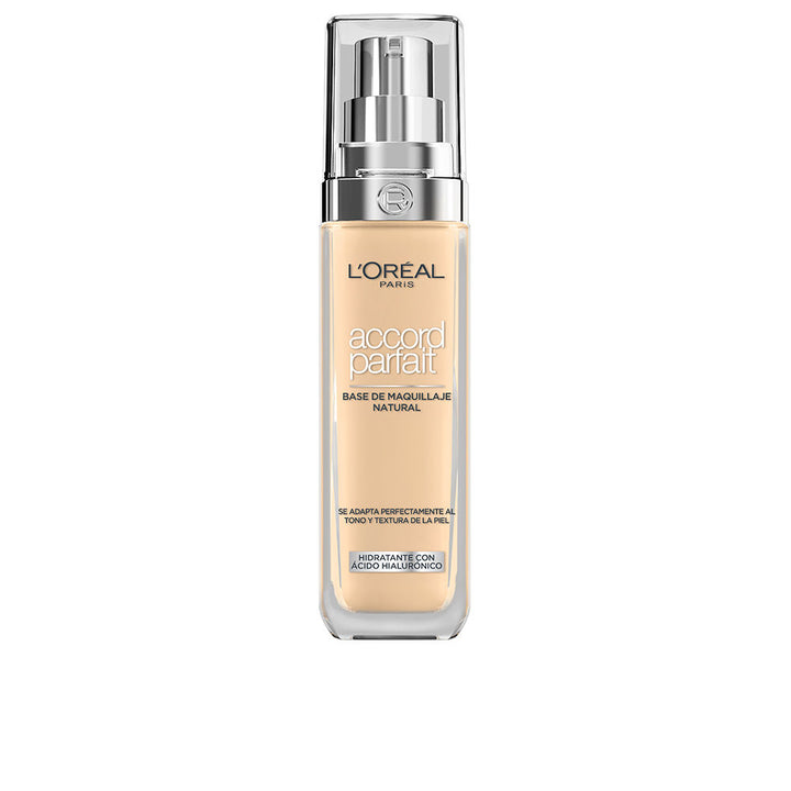 30 ml liquid foundation tube, shade 2D/2W Golden Almond, medium coverage