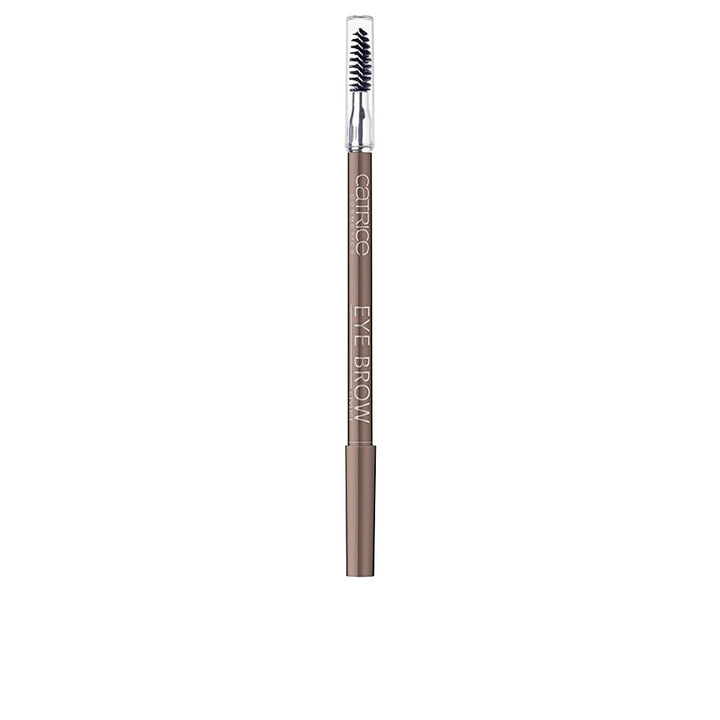 Slim warm‑brown eyebrow pencil with built‑in spoolie, 1.4 g packaging
