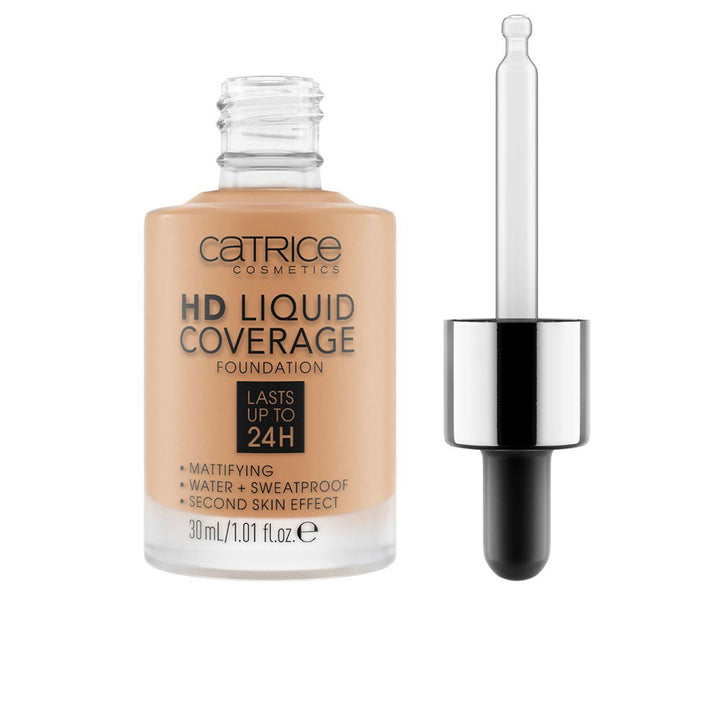 30 ml bottle of liquid matte foundation, shade 046 Camel Beige, Unisex
