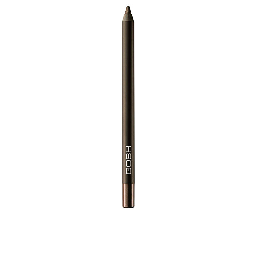 Slim brown waterproof eyeliner pencil with twist-up tip, 1.2 g, shade 017 Rebellious Brown