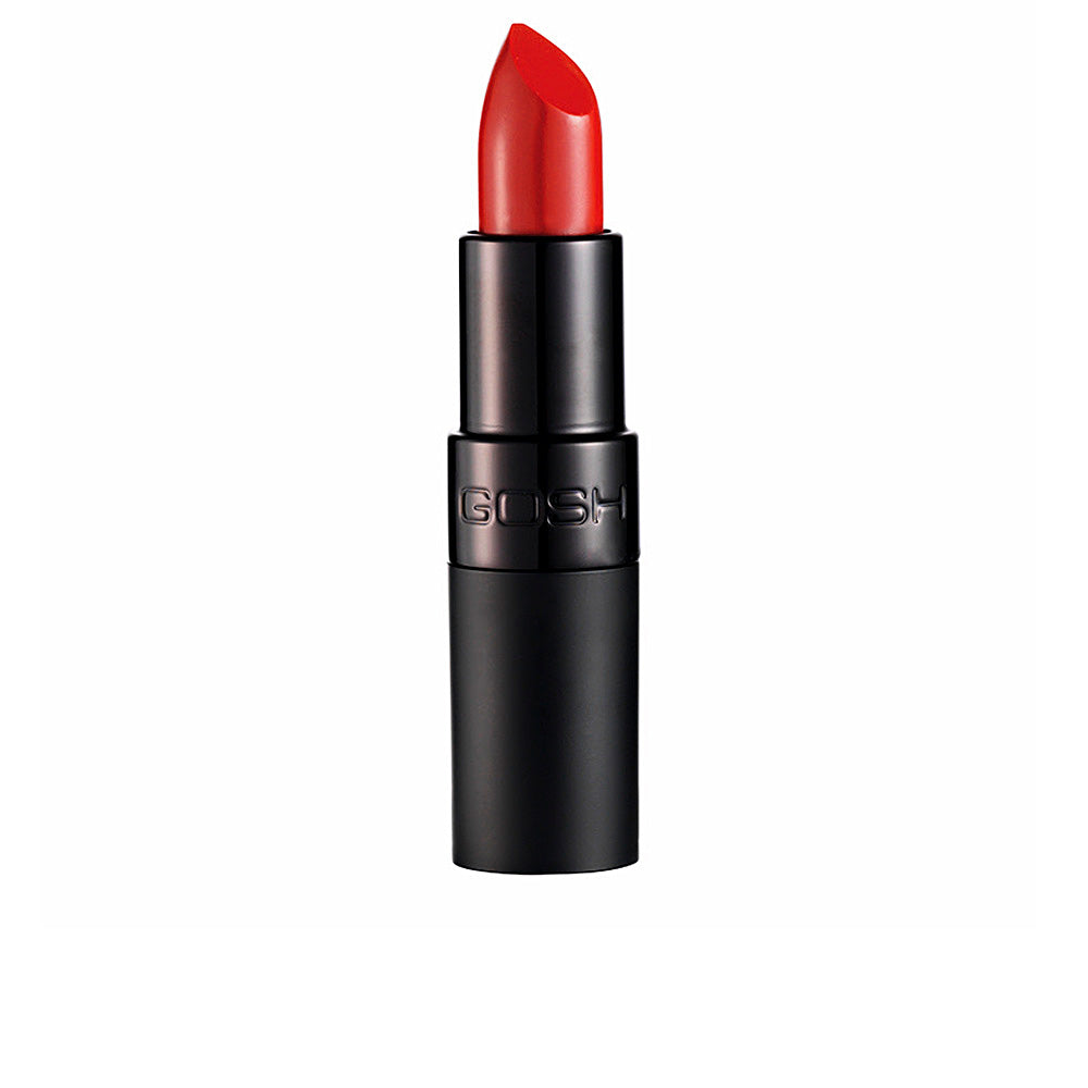 Satin-matte deep pink lipstick bullet, 4 g, shade 060-lambada