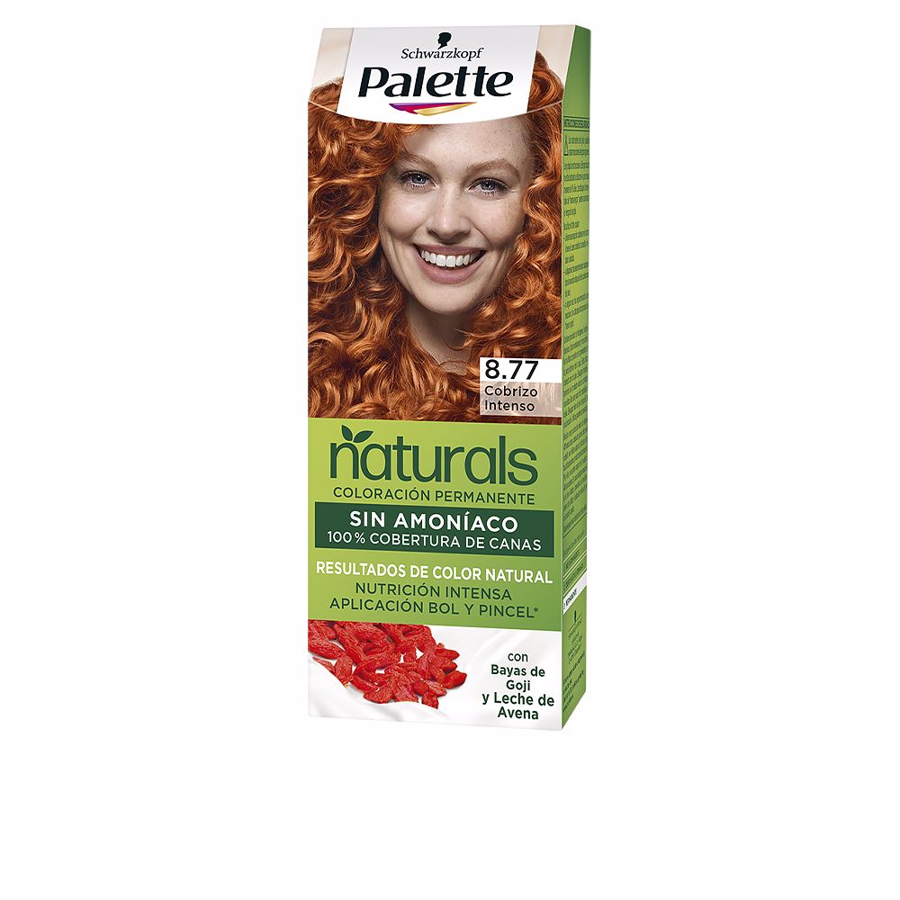 Tube of rich copper cream hair dye and brush for bowl application