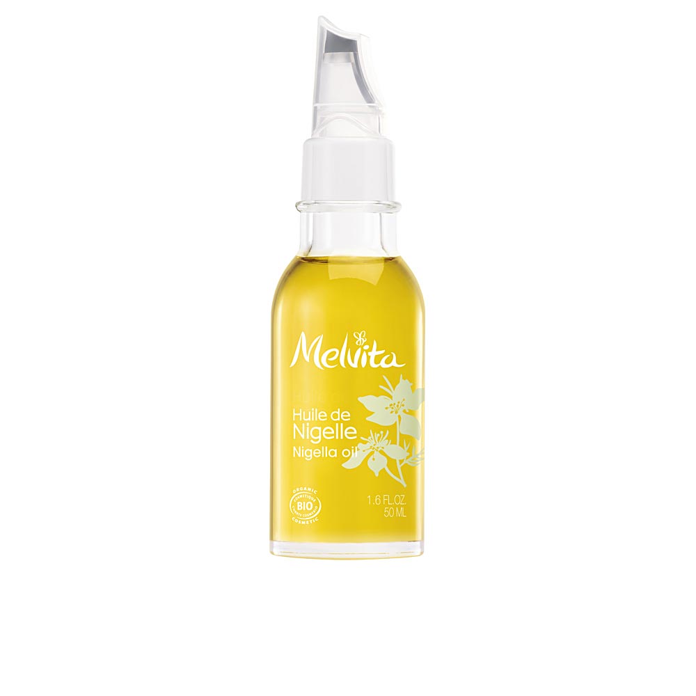 50 ml glass bottle of cold‑pressed black seed face oil for oily skin
