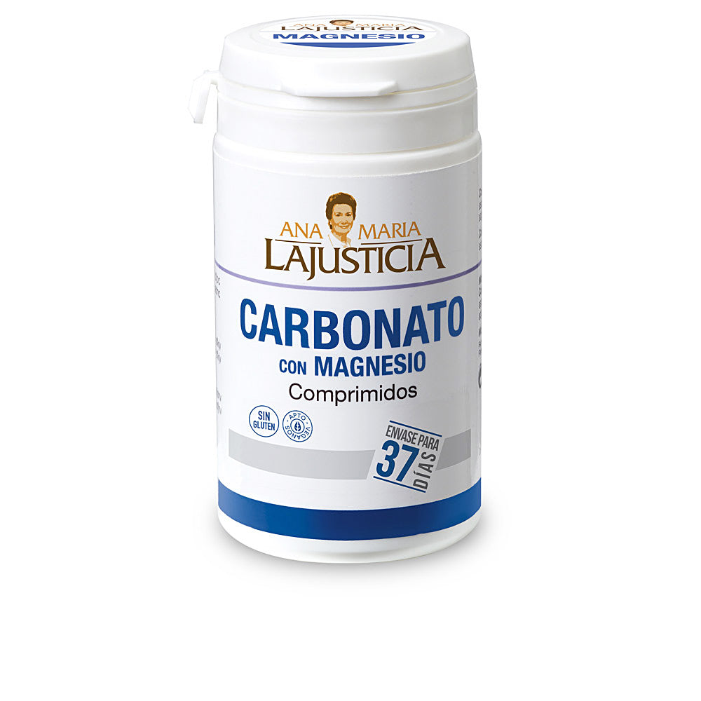 Bottle of magnesium carbonate tablets, 75 tablets, Unisex supplement