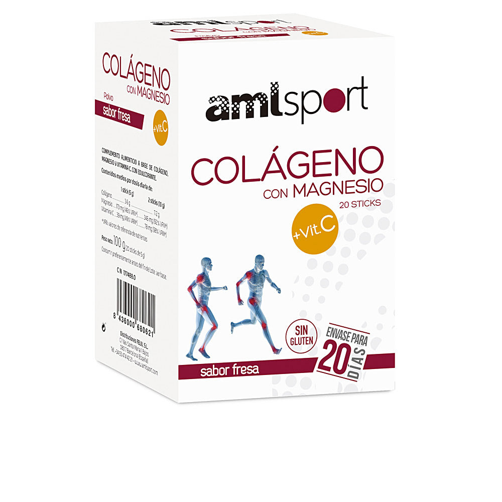 COLÁGENO CON MAGNESIO AMLSPORT Sticks