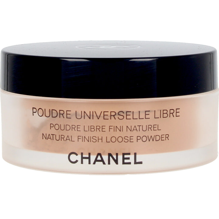 Small jar of natural-finish loose face powder, shade 70, 30 g, satin-translucent