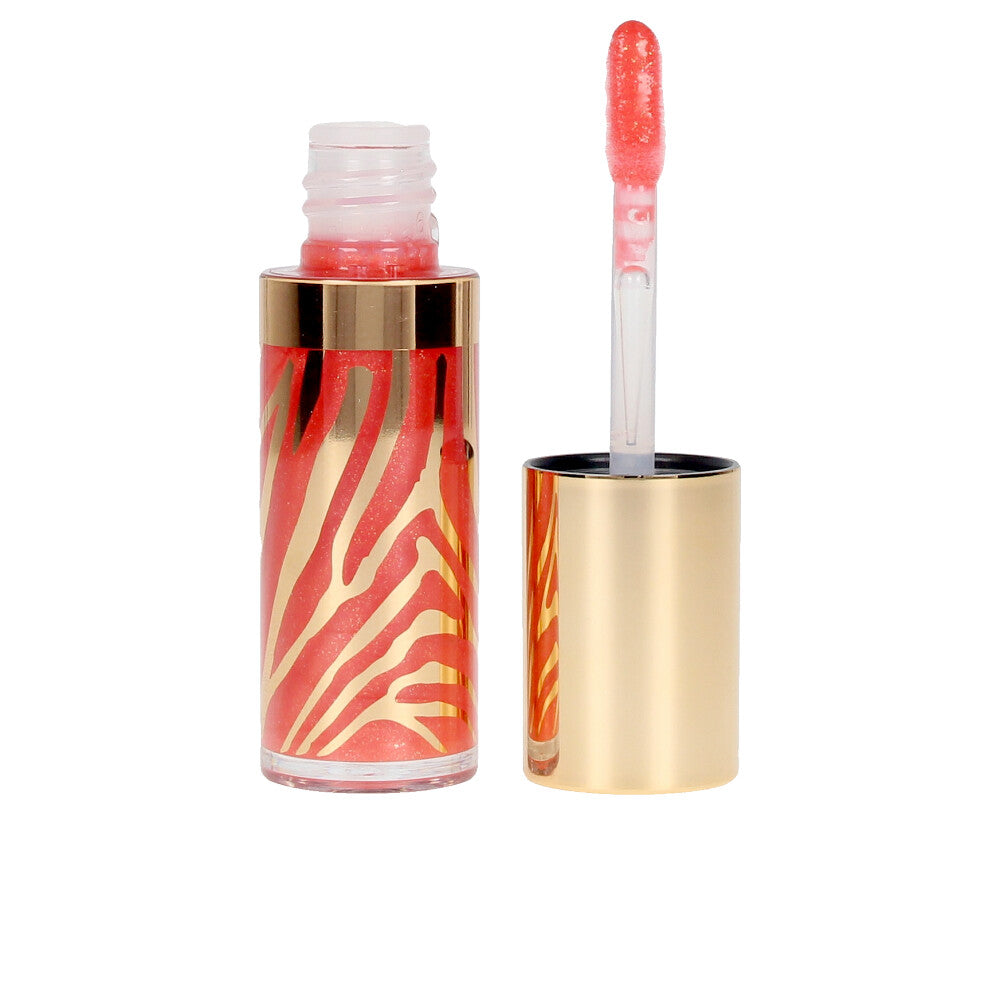 6.5 ml hyaluronic lip gloss in sheer paradise shade, glossy finish