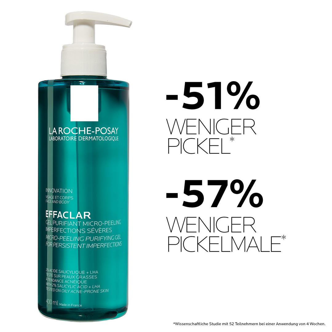 200 ml clear micro‑exfoliating facial gel with salicylic acid for Women