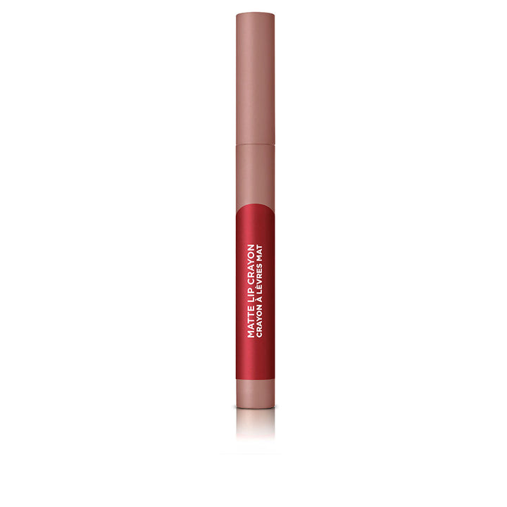 Slim matte lip crayon in shade 113 Brulee Everyday, 2.5 g, angled tip