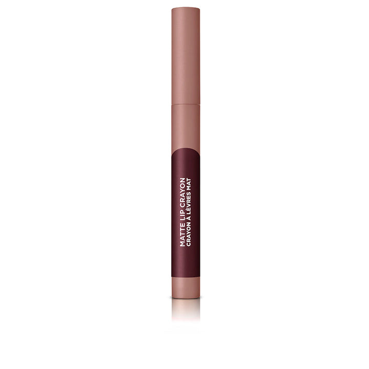 Cherry-coloured long-wear matte lip crayon with slanted tip, 2.5 g, Unisex