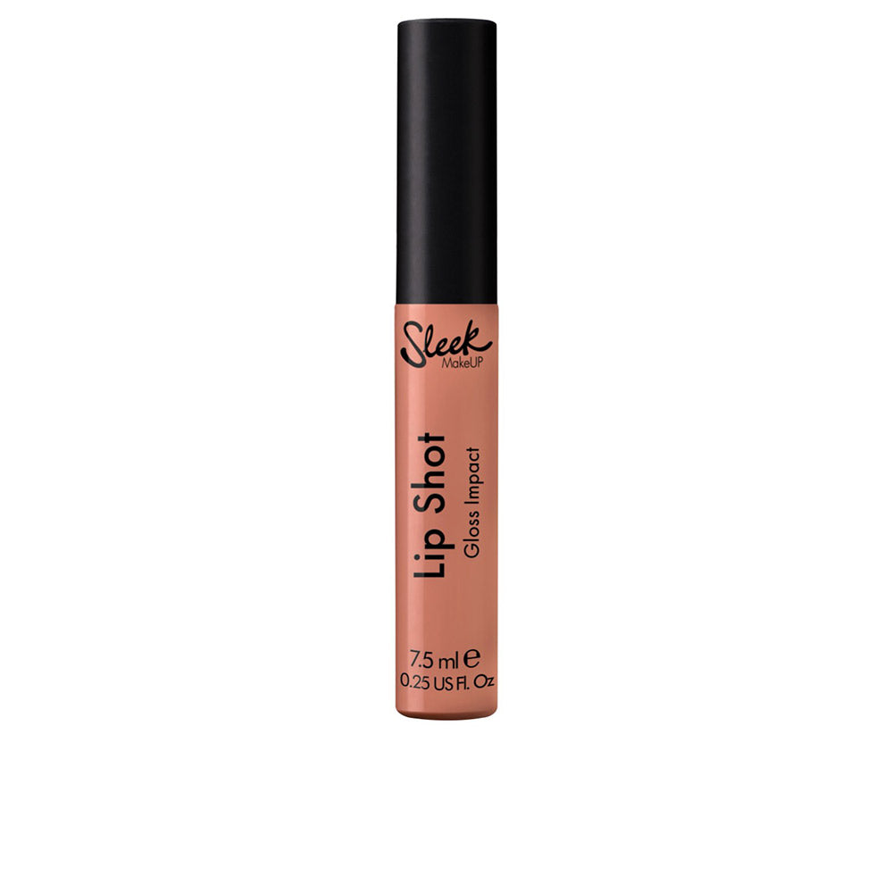 Glossy liquid lip in deep mauve shade with doe-foot applicator, 7.5 ml