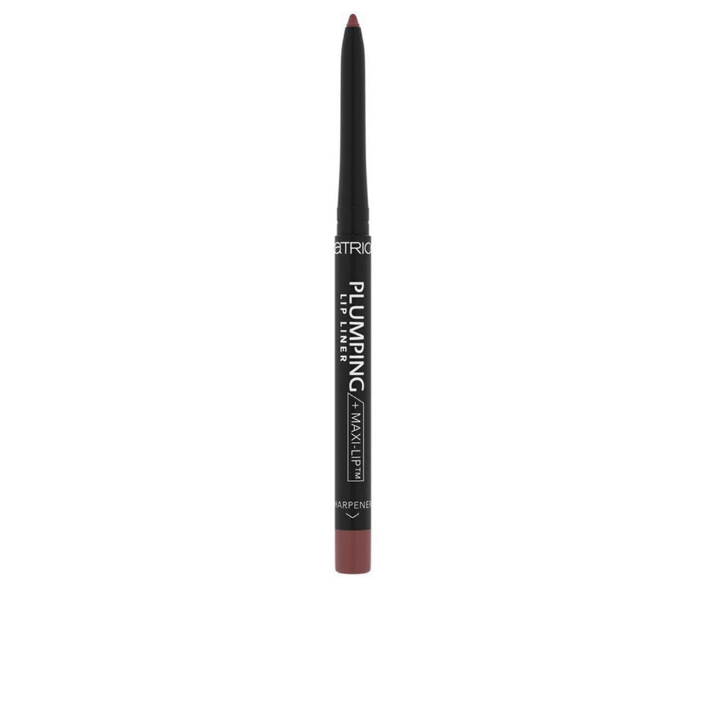 Automatic brown lip liner pencil, satin-matte finish, 0.35 g, twist-up