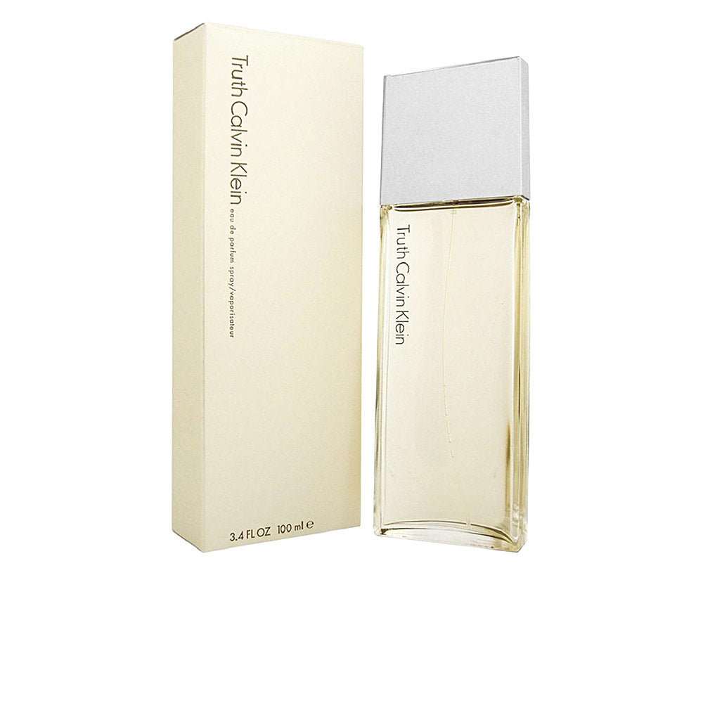 Minimalist glass perfume bottle with silver cap; 100 ml oriental-woody scent