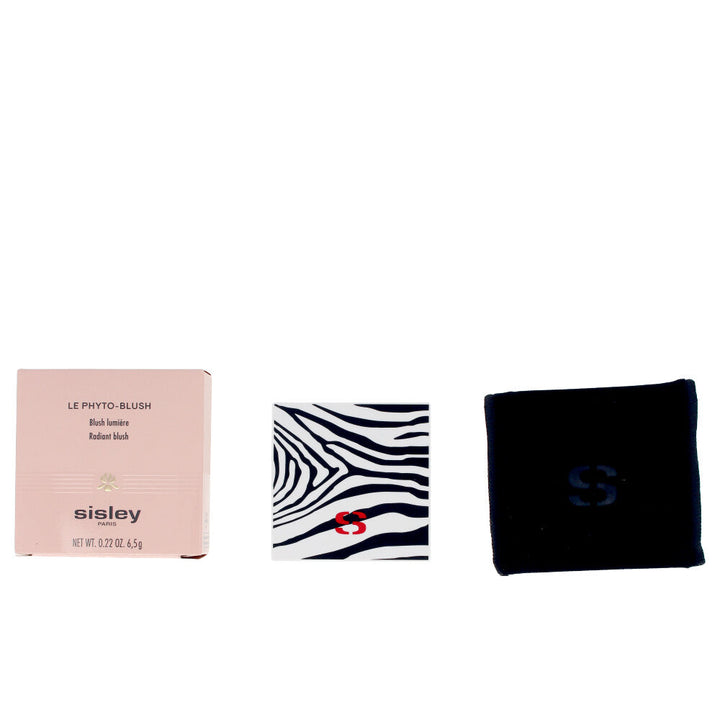 Compact dual-shade powder blush in pink peony, 6.5 g, open compact view