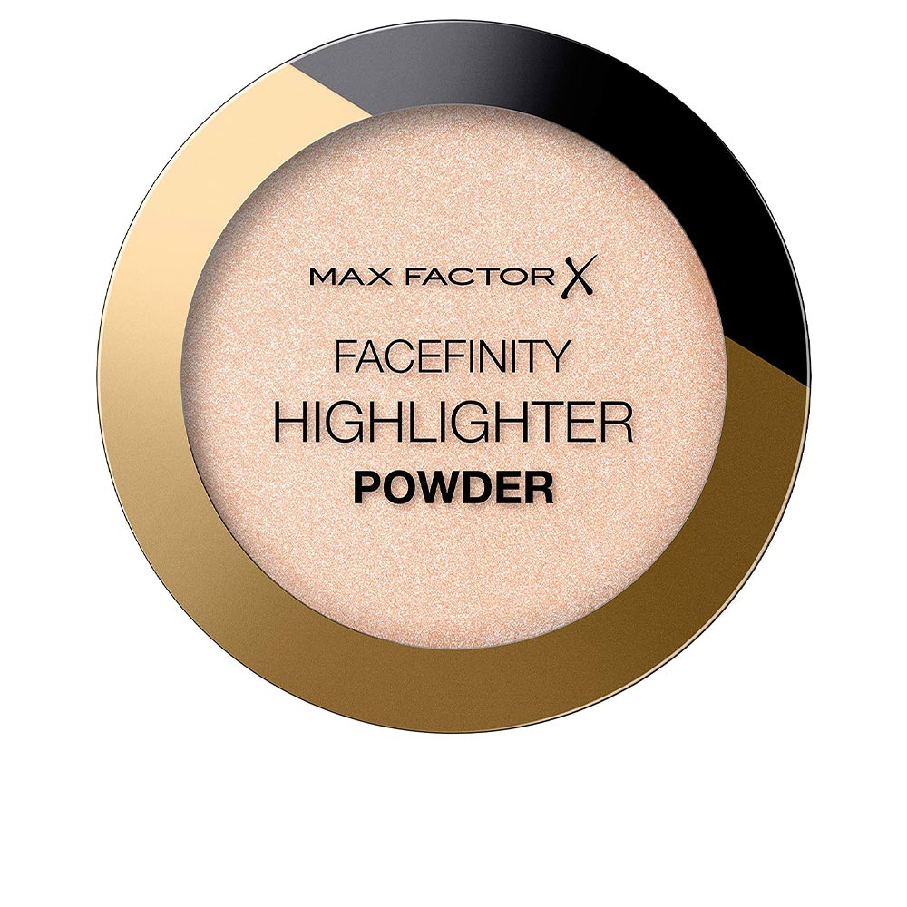 Compact highlighter powder in Nude Beam shade, 8 g, subtle shimmer
