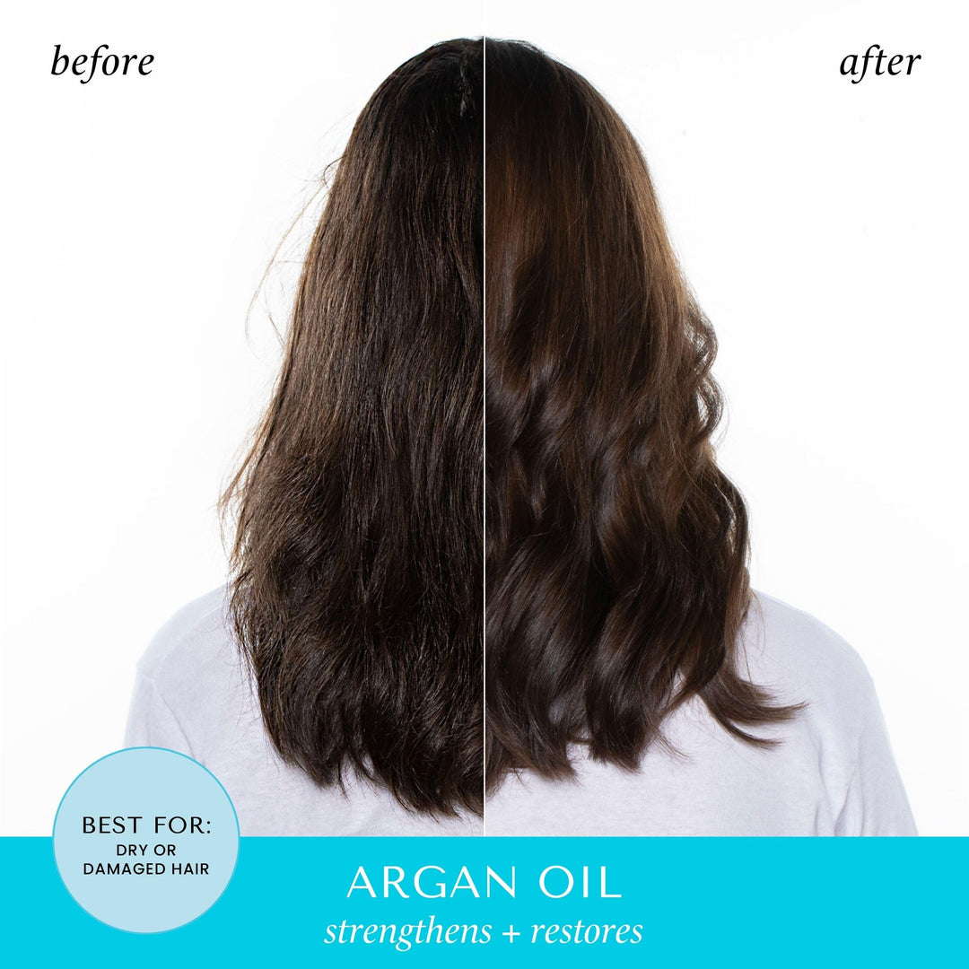 59 ml amber hair oil bottle — argan repairing shine oil, Unisex