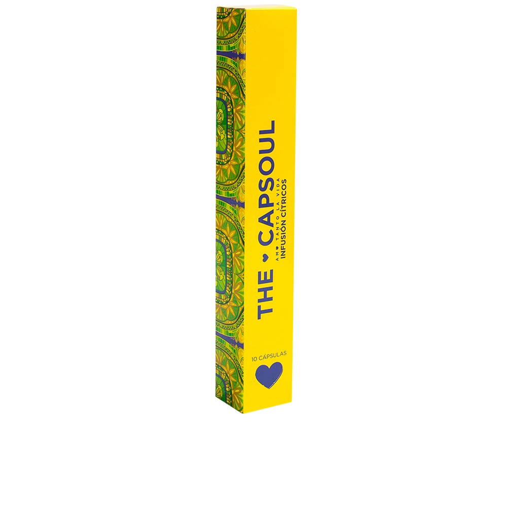Box of 10 citrus infusion capsules with hibiscus and orange peel