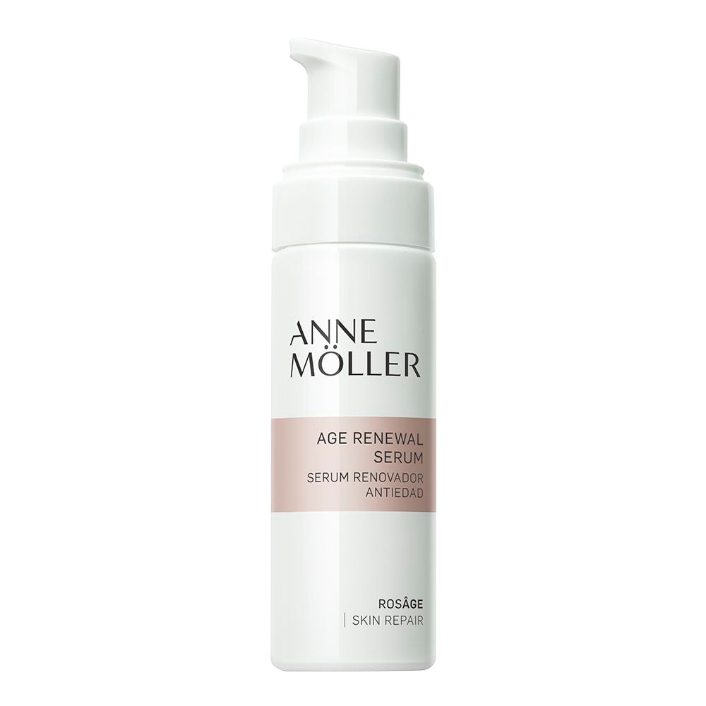 30 ml clear serum bottle with light gel, anti‑ageing serum for women