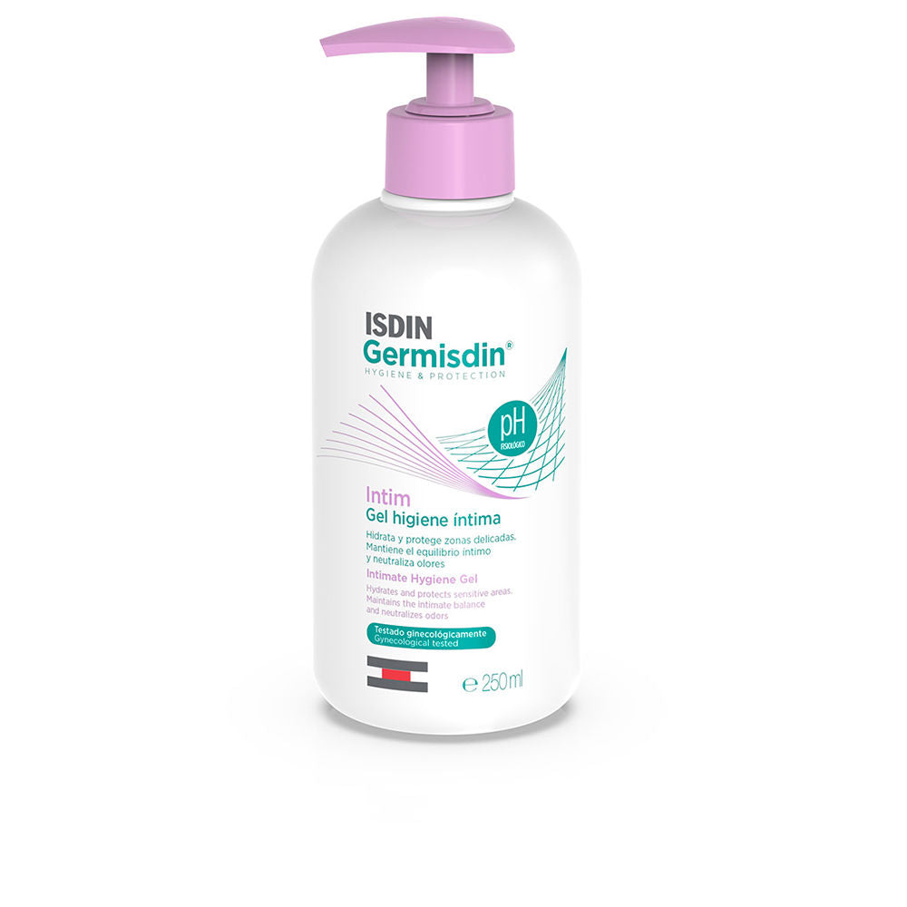 250 ml clear bottle of syndet intimate hygiene gel for Women, physiological pH